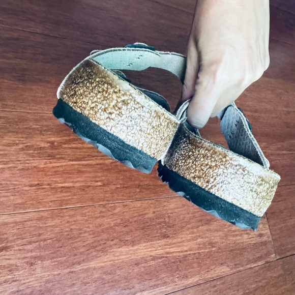 Birkenstock Men Arizona Pin Dot Slide Sandals in Beige Eu 42 US 9-9.5 - Picture 6 of 8